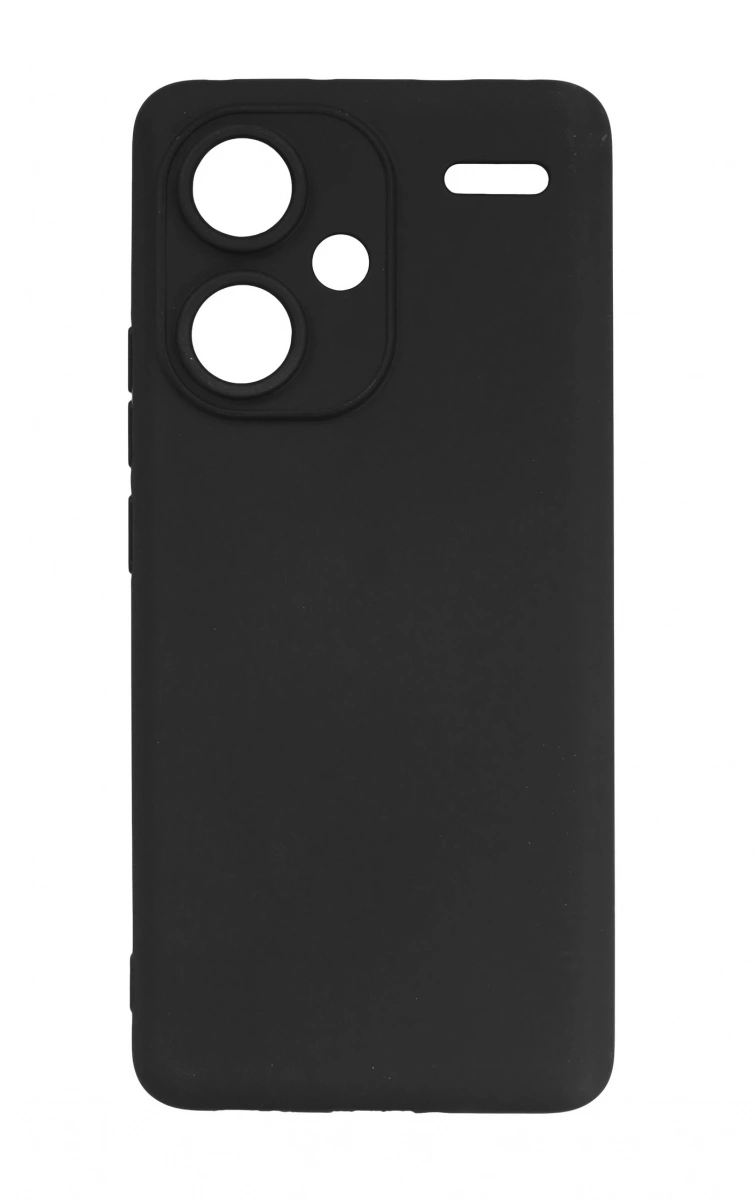 Накладка Zibelino Soft Matte Microfiber Case для Redmi Note 13 Pro Plus 5G, Чёрная. Фото 1