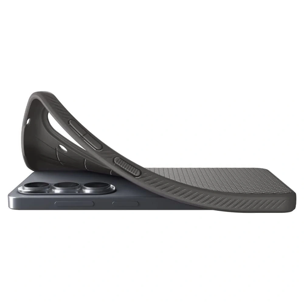 Накладка Spigen Liquid Air для Samsung Galaxy S26 Plus, Мраморно-серая (ACS11211). Фото 4