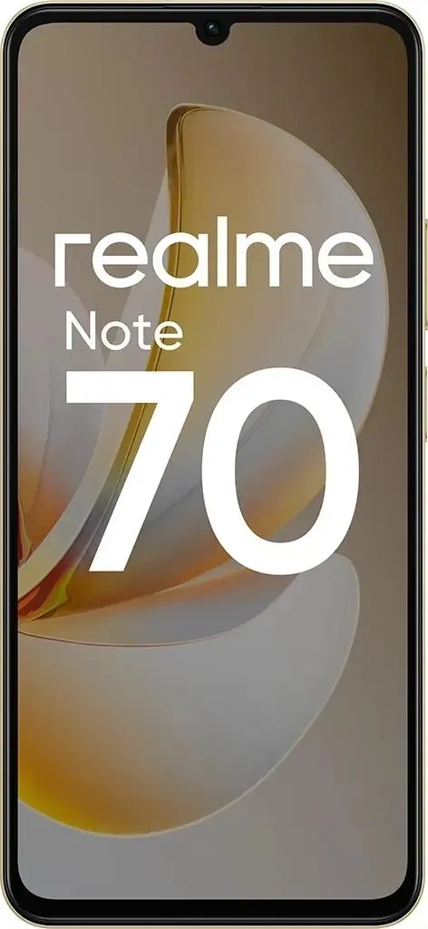 Смартфон Realme Note 70 6/128Гб Золотой. Фото 2
