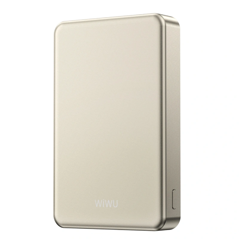 Внешний аккумулятор Wiwu Ultra Thin Magnetic 10000mAh, Gold (Wi-P15-1). Фото 1