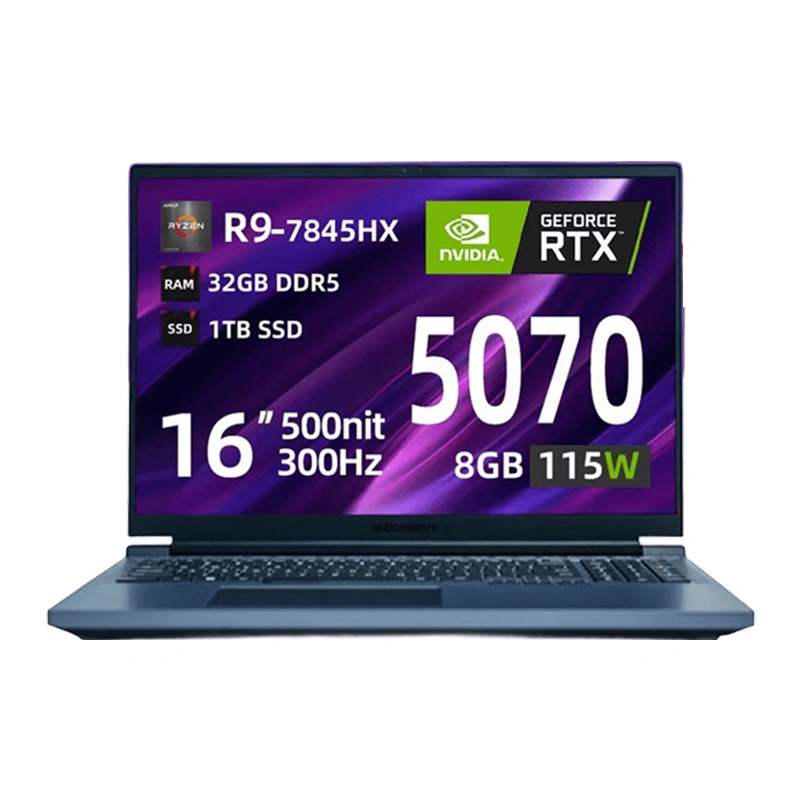 Ноутбук Mechrevo 16 Pro Чёрный (16" Ryzen 9 7845HX, 32GB, 1TB SSD, Geforce RTX 5070, Windows 11). Фото 1