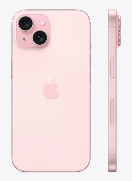 Смартфон Apple iPhone 15 128Gb Pink (eSIM+SIM) (Без RuStore). Фото 2