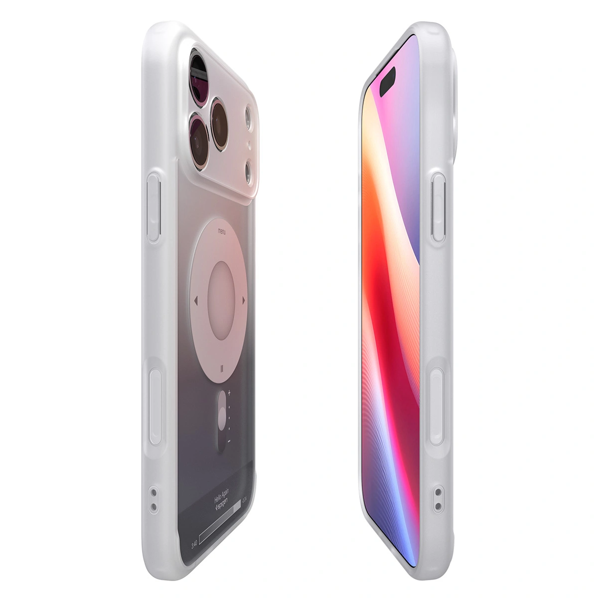 Накладка Spigen Ultra Hybrid (MagSafe) для iPhone 17 Pro, Серебристая (ACS10355). Фото 6