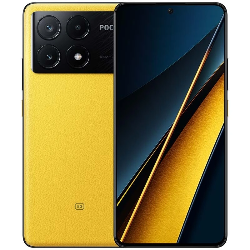 Смартфон Poco X6 Pro 12/512Гб Жёлтый. Фото 1