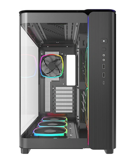 Корпус Montech KING 95 PRO [King 95 Pro Black] Чёрный. Фото 2