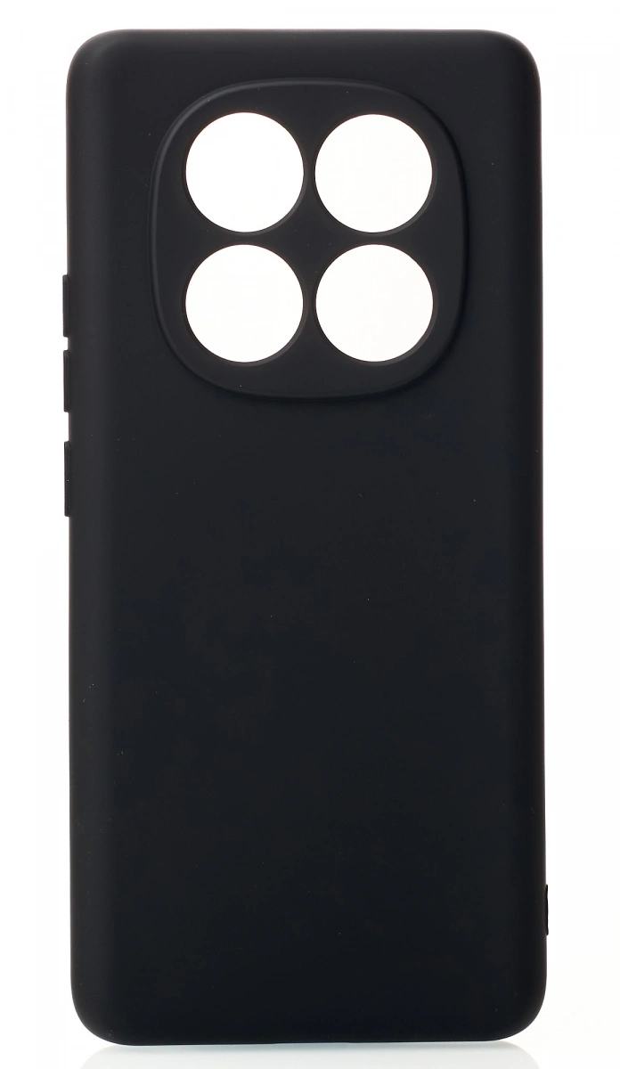 Накладка Silicone Case Redmi Note 14 Pro Plus 5G, Чёрная. Фото 1