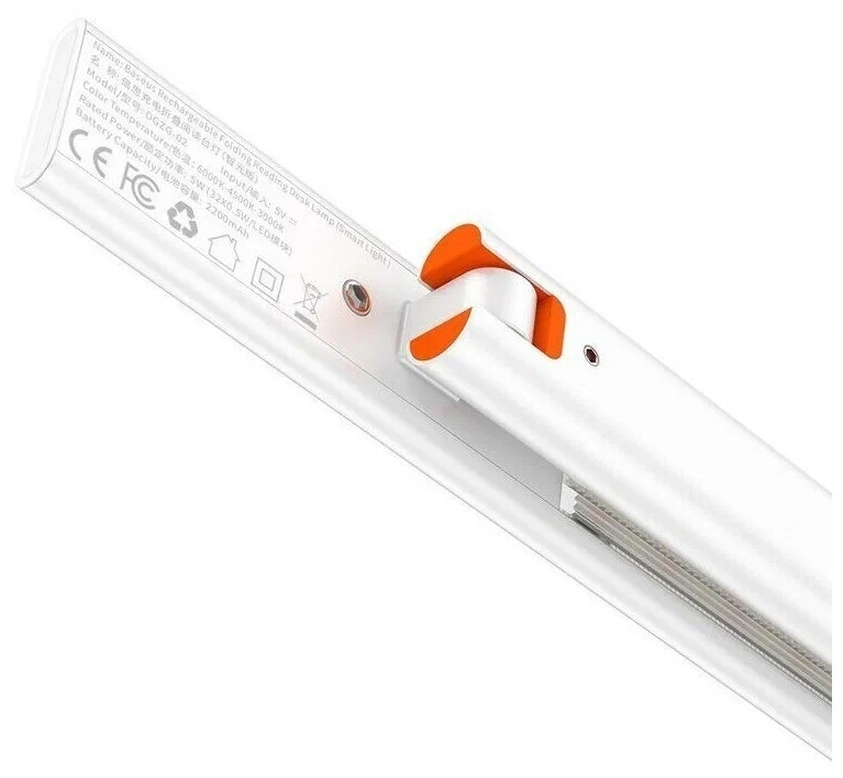 Настольная лампа Baseus Smart Eye Series Charging Folding Reading Desk Lamp, Белая (DGZG-02). Фото 6