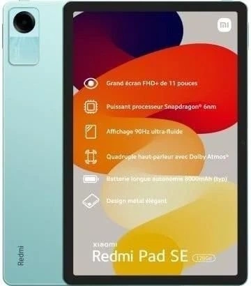 Планшет Redmi Pad SE 6/128Гб Wi-Fi, Мятно-зелёный. Фото 1