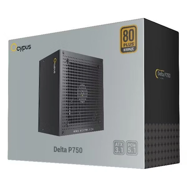 Блок питания Ocypus Delta P750 [Delta-P750-B1FDBK024X-EU] Чёрный. Фото 6