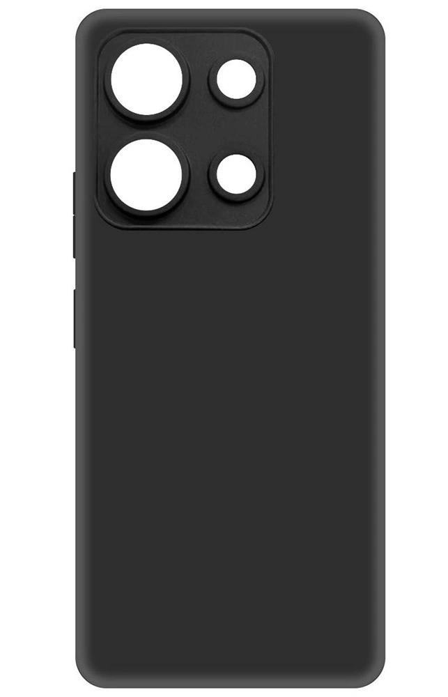 Накладка Krutoff Soft Case для Infinix Note 30i, Чёрная. Фото 1