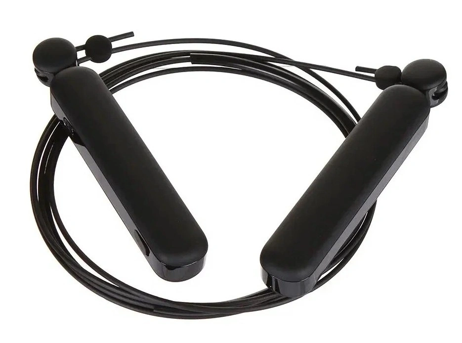 Умная скакалка WOLONOW Intelligent Rope Skippin, Чёрная. Фото 2