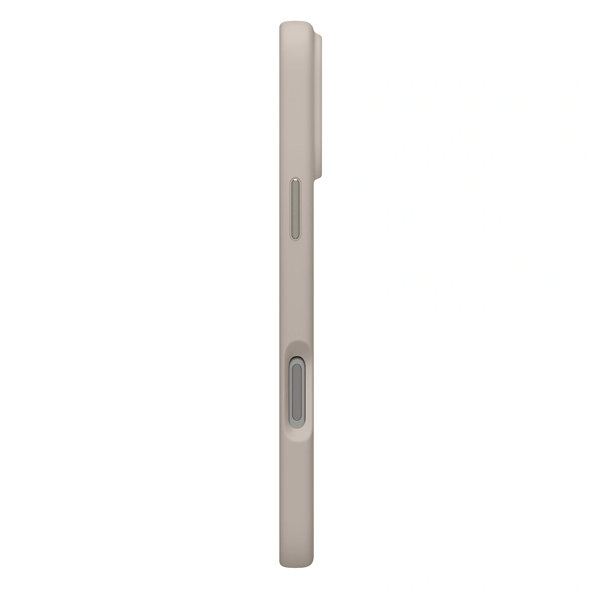 Накладка Spigen Silicone Fit (MagSafe) для iPhone 17 Pro Max, Бежевая (ACS10272). Фото 5