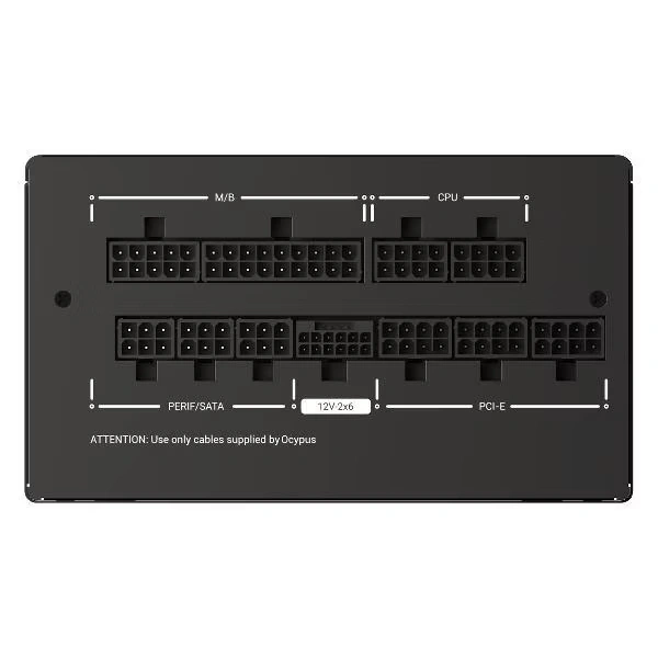 Блок питания Ocypus Iota P750 [Iota-P750-G1FFBK024X-EU] Чёрный. Фото 3