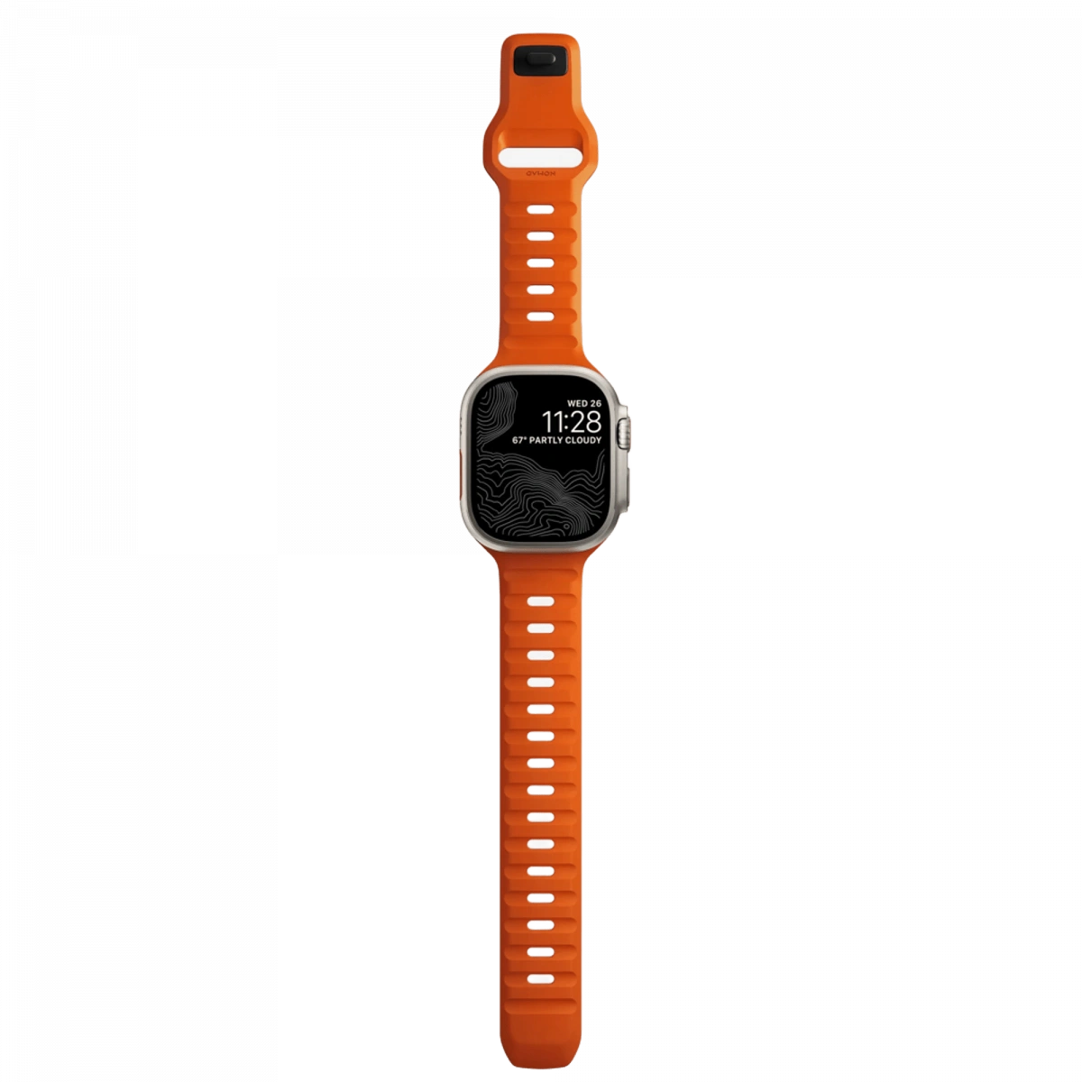 Ремешок Nomad Sport Band M/L для Apple Watch 42/44/45/49мм, Ultra Orange (NM00736685). Фото 5