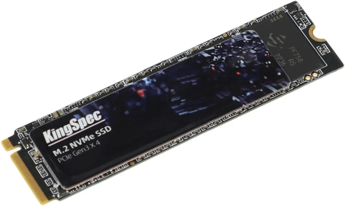 SSD накопитель KINGSPEC NE-512 512ГБ, M.2 2280, PCIe 3.0 x4. Фото 2