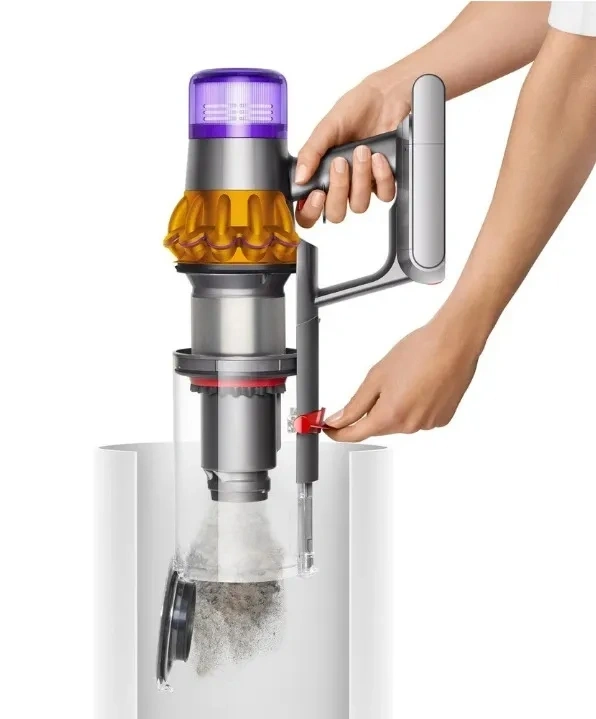 Беспроводной пылесос Dyson V15 Detect Absolute (SV47), Серо-желтый (расширенный комплект - 7 насадок). Фото 2