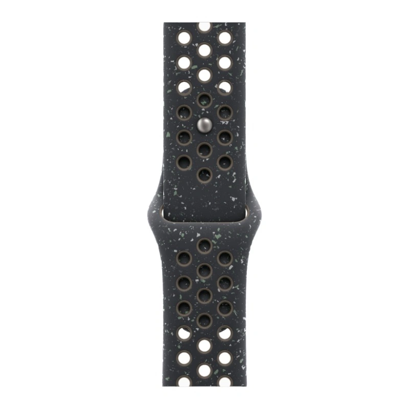 Apple Watch Series 10, 42 мм, алюминий цвета «черный глянец», Midnight Sky Nike Sport Band, S/M (MWWX3). Фото 3