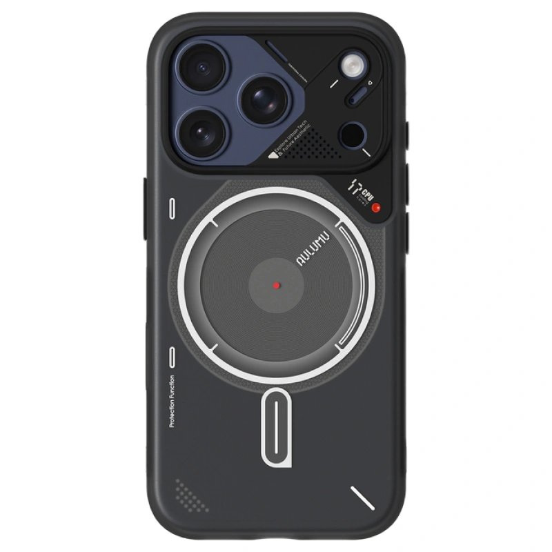 Накладка Aulumu для iPhone 17 Pro A17 Frosted, Серая полупрозрачная (A17-TPU-GY-PRO). Фото 1