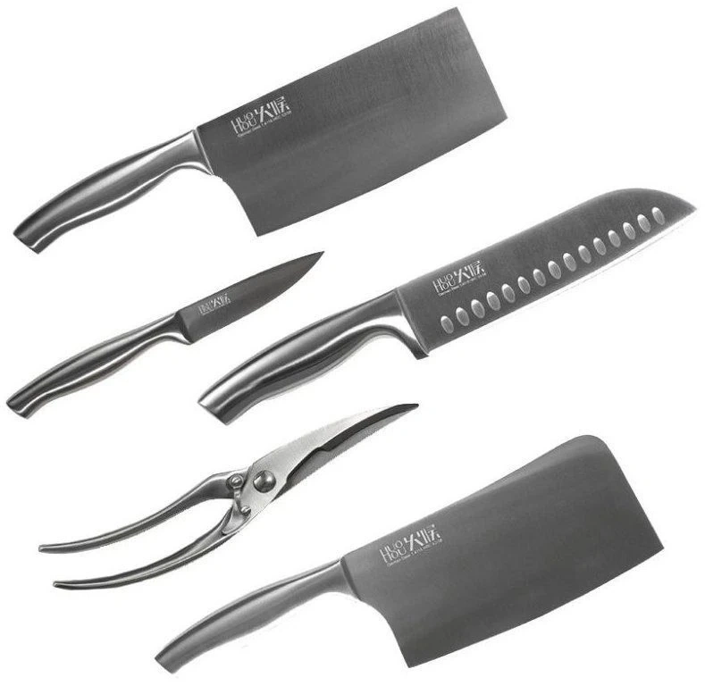 Набор кухонных ножей HuoHou Nano Knife (5 in 1), Silver (HU0014). Фото 2