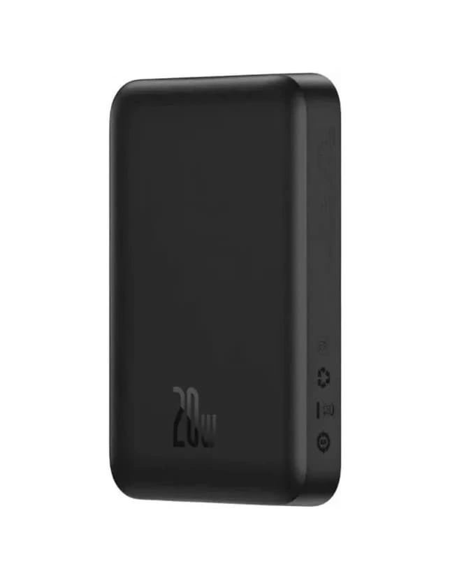 Внешний аккумулятор Baseus Magnetic Mini Air Wireless 10000mAh 20W (P10059001113-00), Чёрный. Фото 4