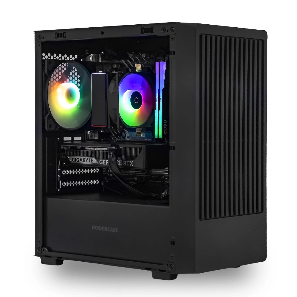 Системный блок CORE S (SM07 Intel Core i3-14100, 16Gb DDR4, RTX5060, SSD 512Gb M.2, ASUS PRIME H610M-K D4, 550Вт). Фото 1