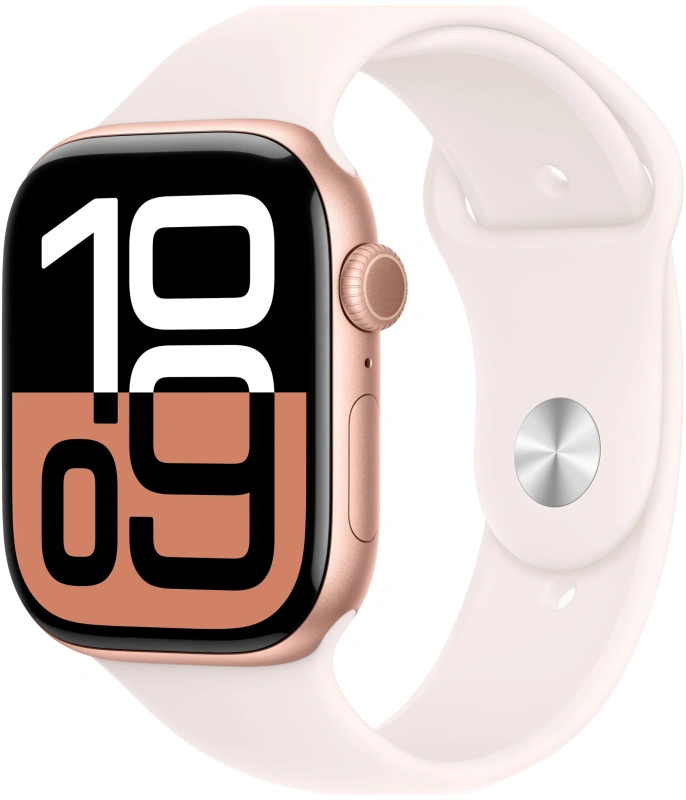 Apple Watch Series 10, 46 мм, алюминий цвета "розовое золото" (Уцененный товар). Фото 1