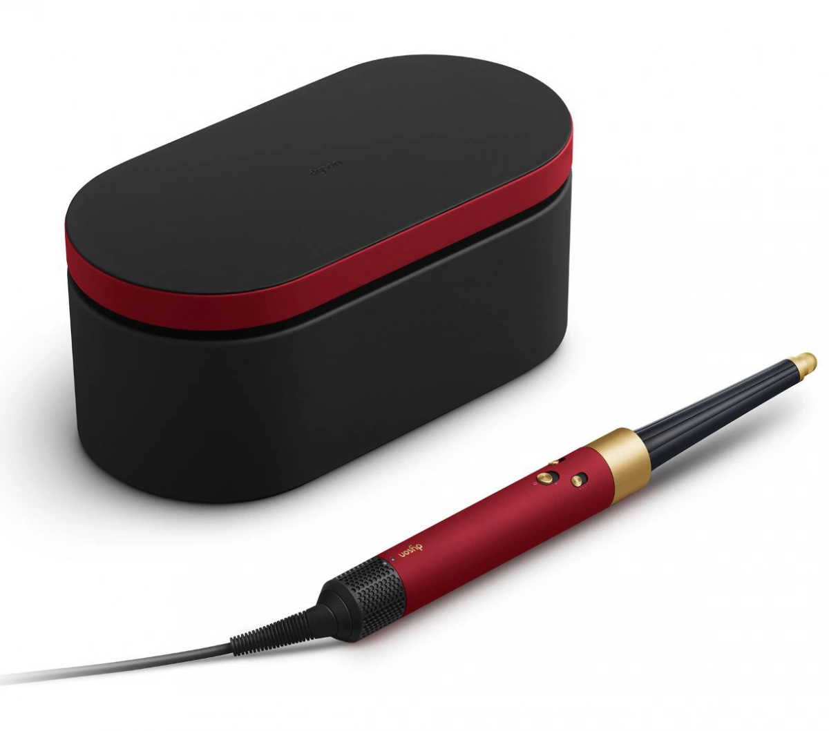 Стайлер для волос Dyson AirWrap ID Complete Long HS08, Red Velvet/Gold, подарочный кейс для хранения. Фото 2