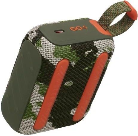 Беспроводная акустика JBL Go 4 Камуфляж (JBLGO4SQUAD). Фото 5
