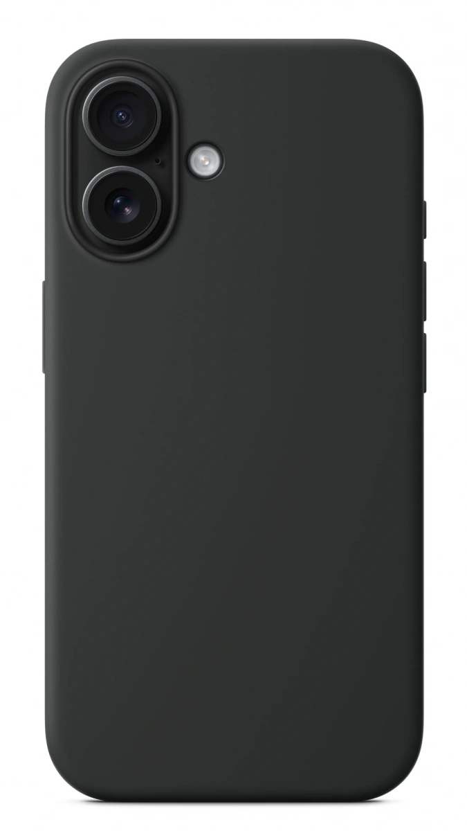 Накладка Silicone Case With MagSafe для iPhone 16, Black. Фото 1