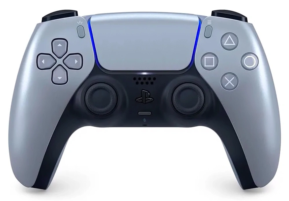 Беспроводной контроллер Sony DualSense (PS5), Sterling Silver (CFI-ZCT1W). Фото 1