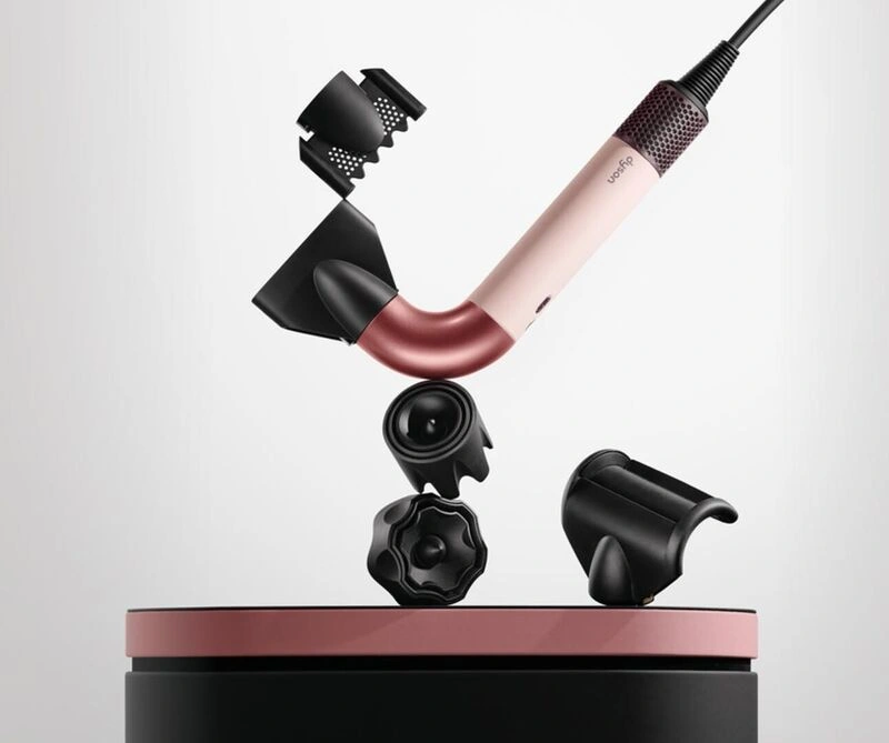 Фен Dyson Supersonic R HD17 Professional, Ceramic Pink/Rose Gold (Подарочный кейс для хранения). Фото 3