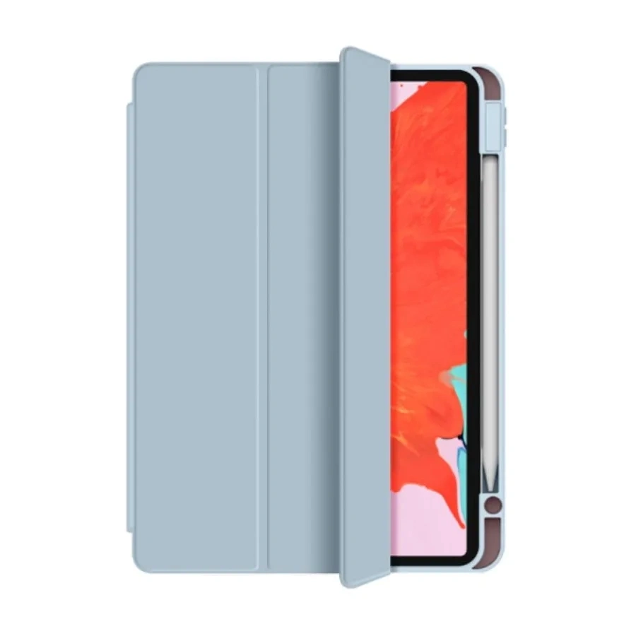 Чехол Wiwu Protective Case with pencil holder для iPad 10.9" 10gn (2022)/ iPad 11" A16 (2025), Light Blue. Фото 1