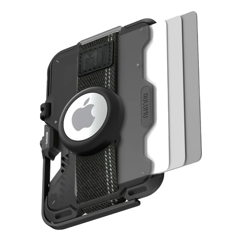 Магнитный бумажник Aulumu G03 Frosted MagSafe, Серый полупрозрачный (UA-G03-TG). Фото 5