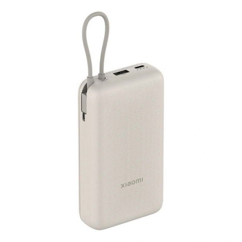 Внешний аккумулятор XiaoMi Power Bank Wireless 33W 20000mAh с кабелем USB-C PB2030MI, Бежевый (BHR8475CN). Фото 2