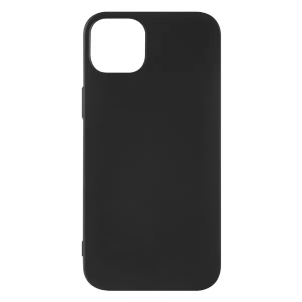 Накладка Silicone Case для iPhone 14 Pro, Чёрная. Фото 1