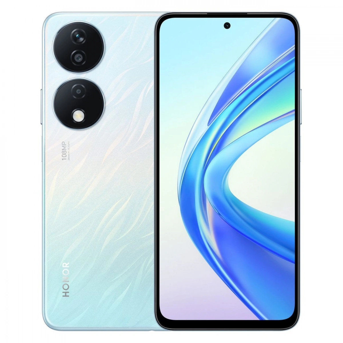 Смартфон Honor X7b 8/128Гб Мерцающий серебристый. Фото 1