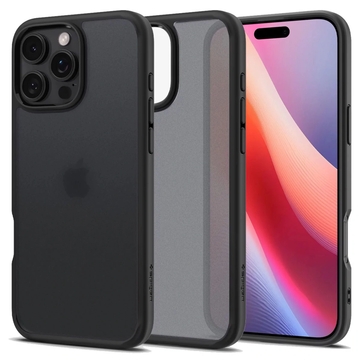 Накладка Spigen Ultra Hybrid для iPhone 16 Pro, Frost Black (ACS08124). Фото 1
