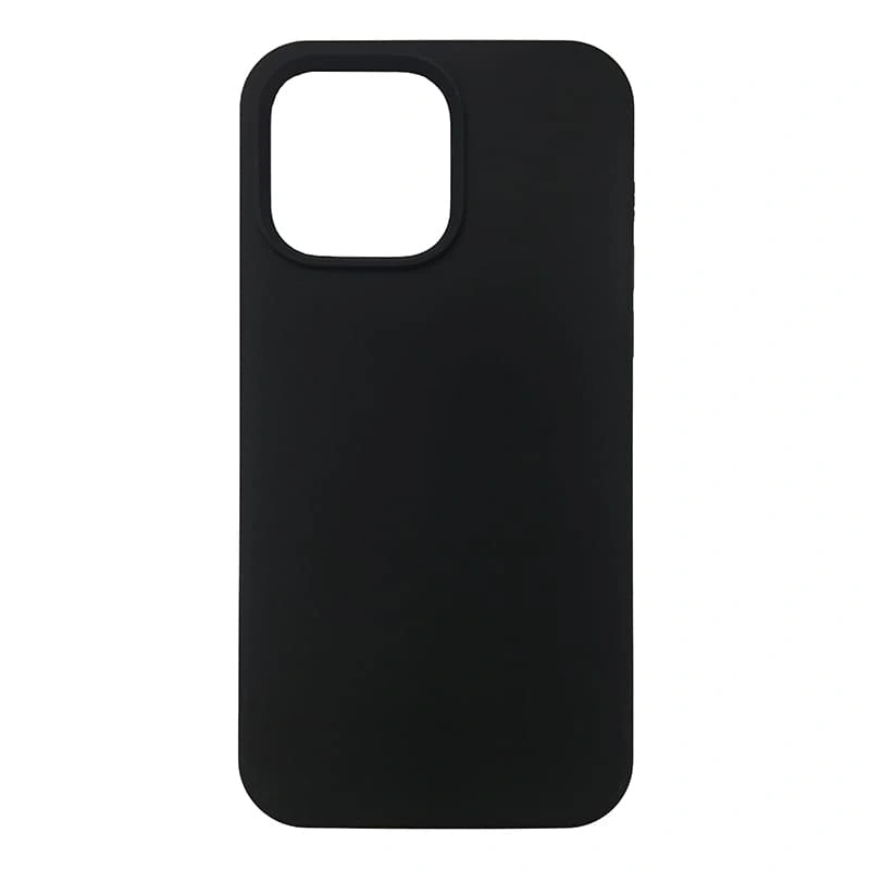 Накладка Silicone Case для iPhone 15 Pro, Чёрная. Фото 1