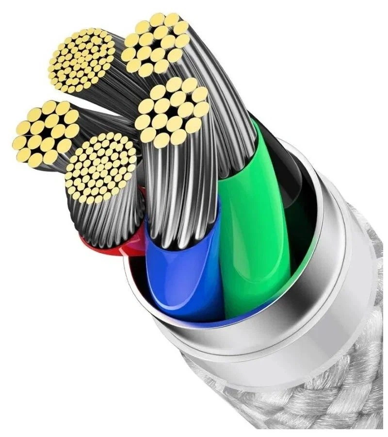 Кабель Baseus Dynamic Series Fast Charging Data Cable Type-C to Lightning 20W 1м, White (CALD000002). Фото 4