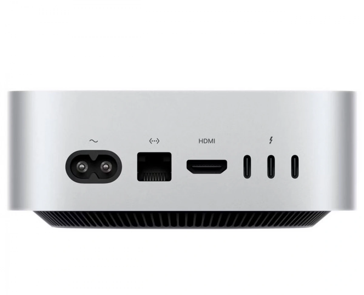 Системный блок Apple Mac mini 2024 (MU9D3) (Core M4 10-ядер CPU, 10-ядер GPU, 16-core Neural Engine, 16 ГБ, SSD 256 ГБ, LAN 1Гбит). Фото 3