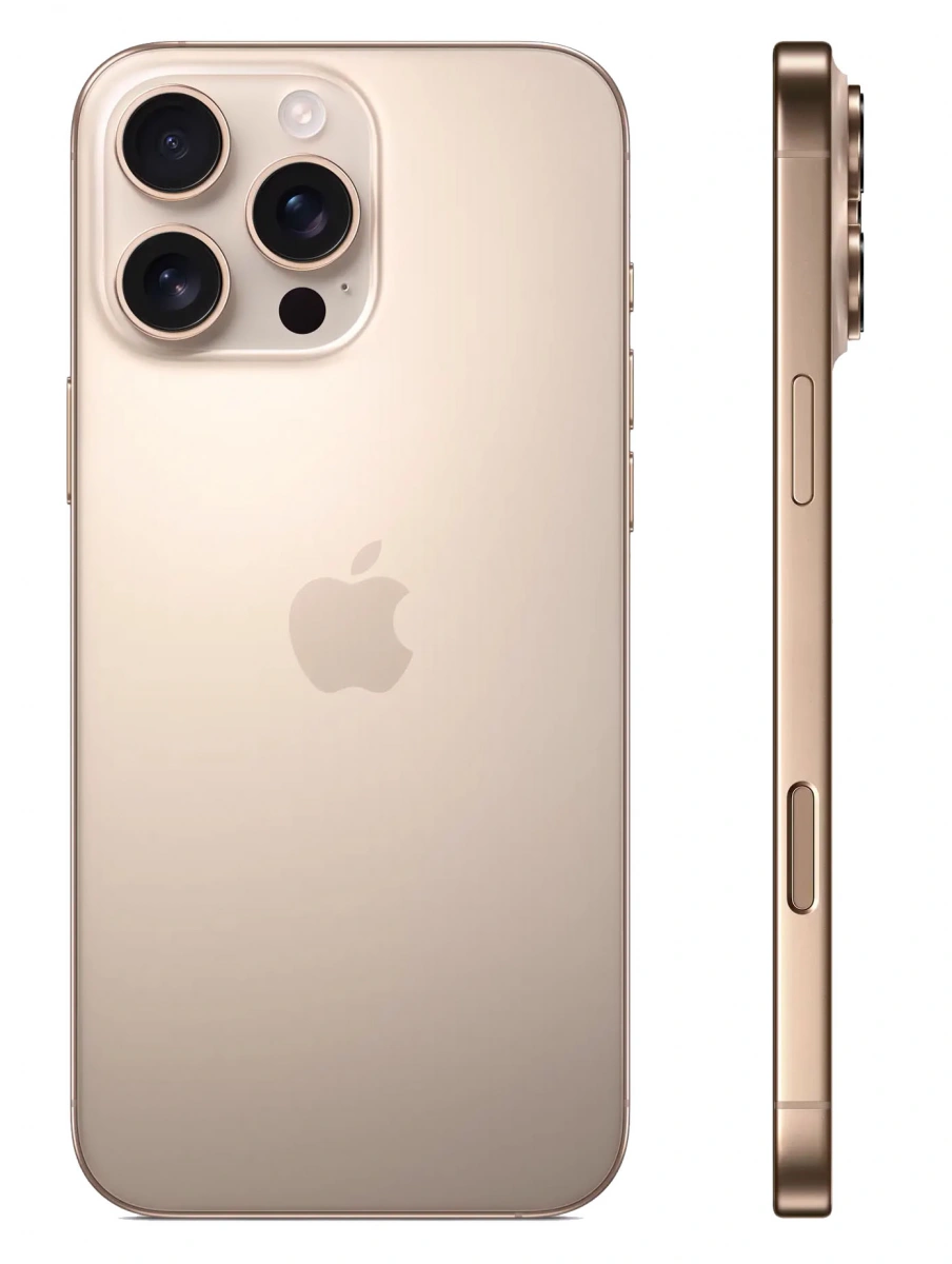 Смартфон Apple iPhone 16 Pro 256Gb Desert Titanium (eSIM+SIM) (Без RuStore) (Уцененный товар). Фото 2