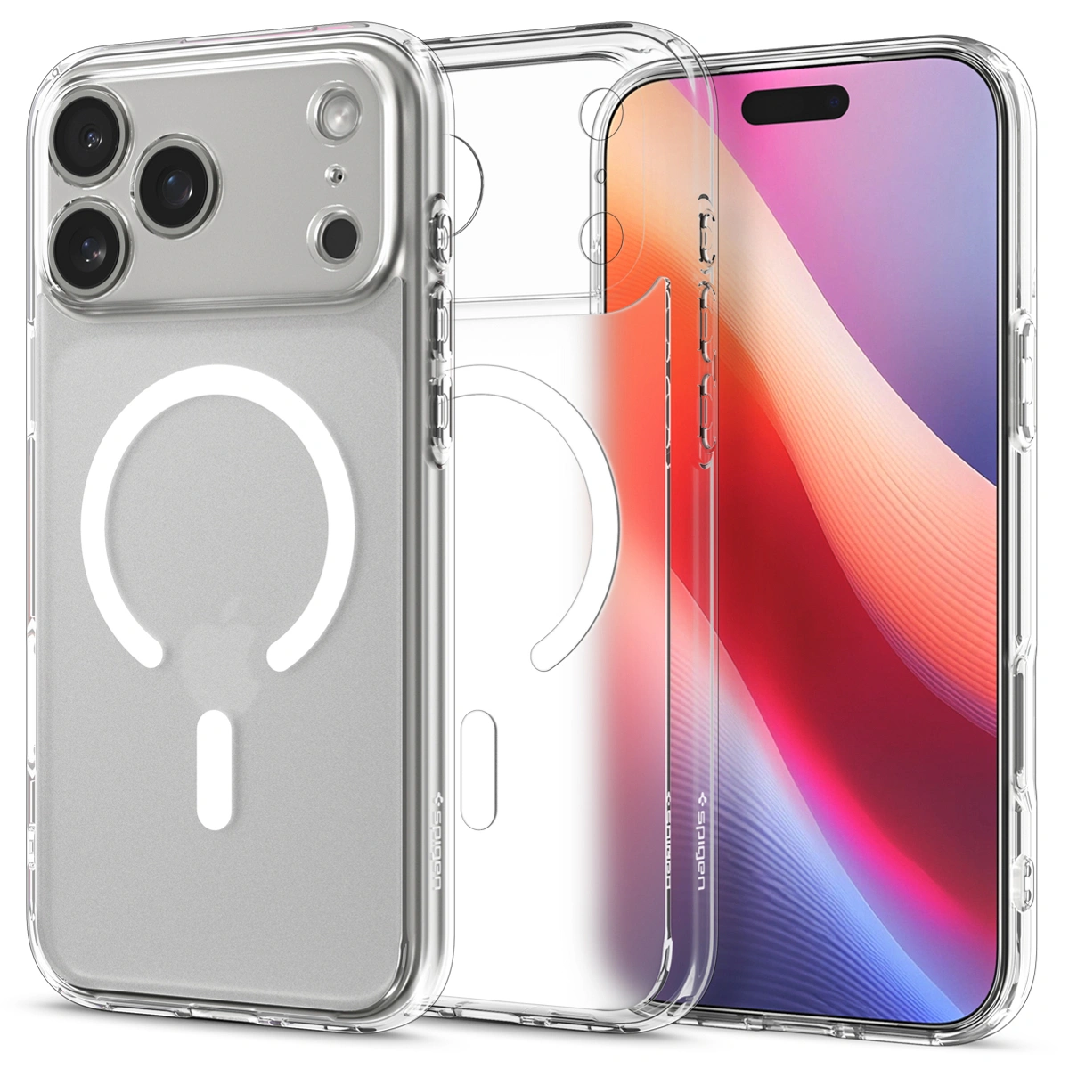 Накладка Spigen Liquid Crystal (MagSafe) для iPhone 17 Pro Max, Прозрачно-белая (ACS10286). Фото 1