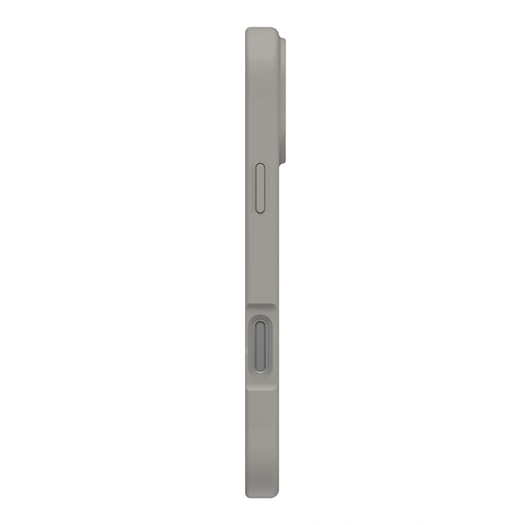 Накладка Uniq для iPhone 16 Pro COEHL CREME Liquid silicone with Strap (MagSafe), Taupe Grey (IP6.3P(2024)-CREMTGRY). Фото 5