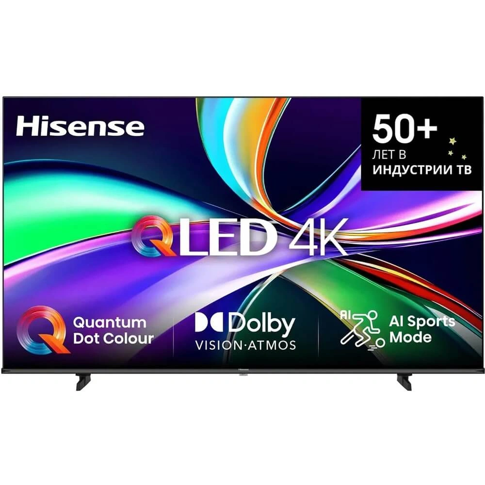 Телевизор Hisense 50E7Q (2025) 50" 4K UHD QLED Smart TV. Фото 1