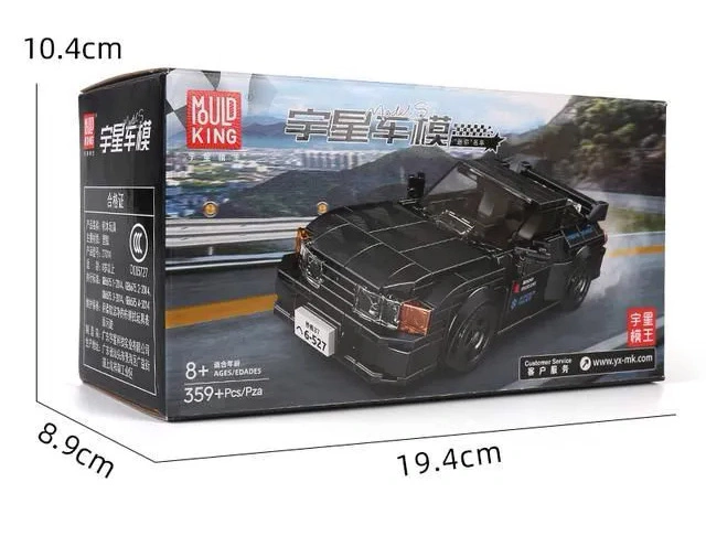 Конструктор Mould King Models 27014. Nissan GTR32, 359 деталей. Фото 3