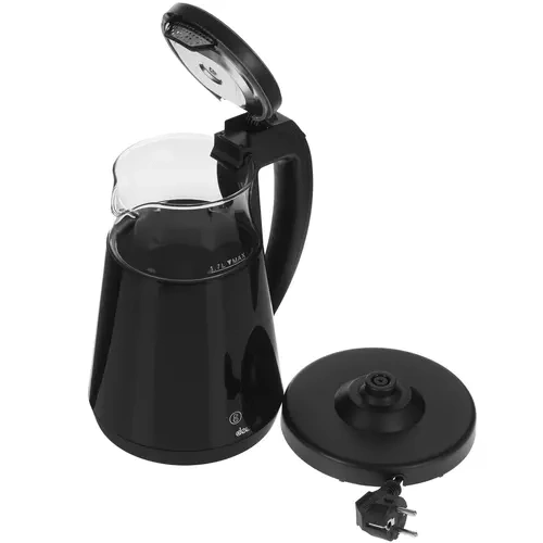 Электрический чайник Deerma DEM-SH90W, Чёрный. Фото 5