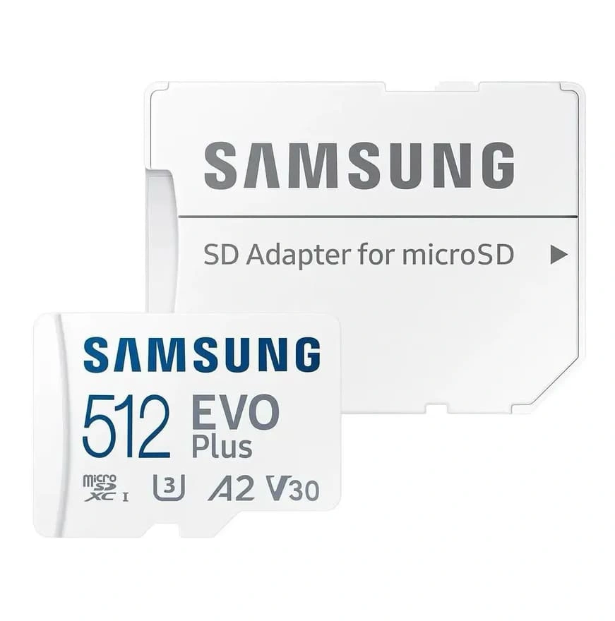 Карта памяти Samsung 512GB microSDXC EVO Plus + SD Adapter (MB-MC512SA). Фото 2