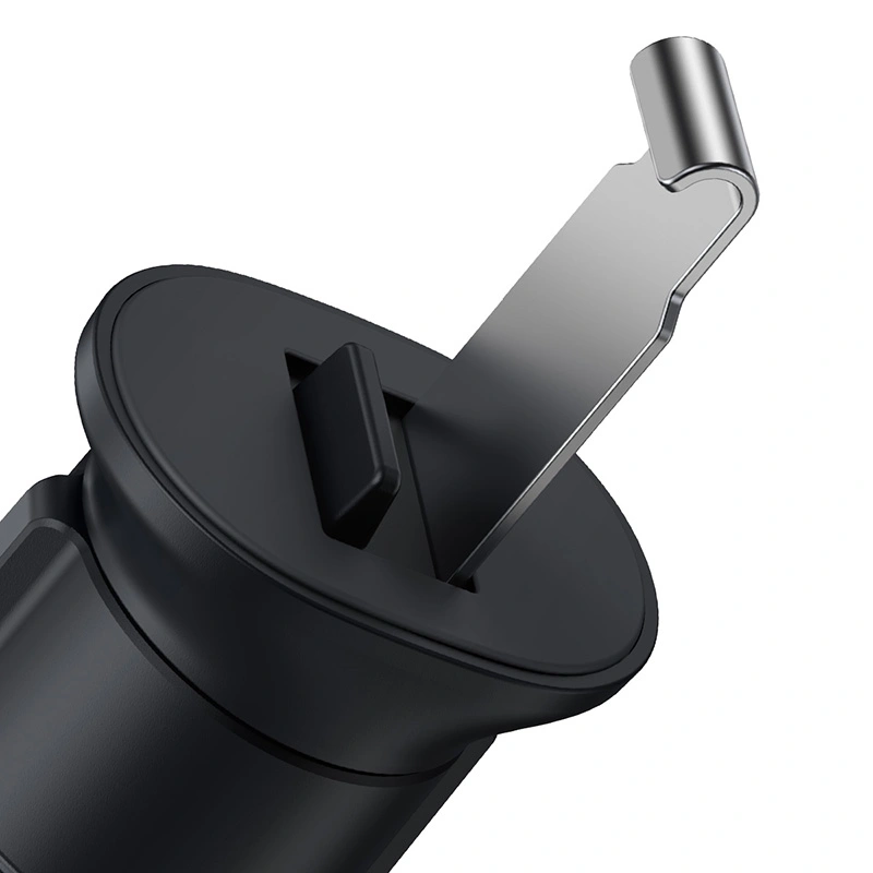 Держатель Baseus Metal Age II Gravity Car Mount, Black (SUJS000001). Фото 6