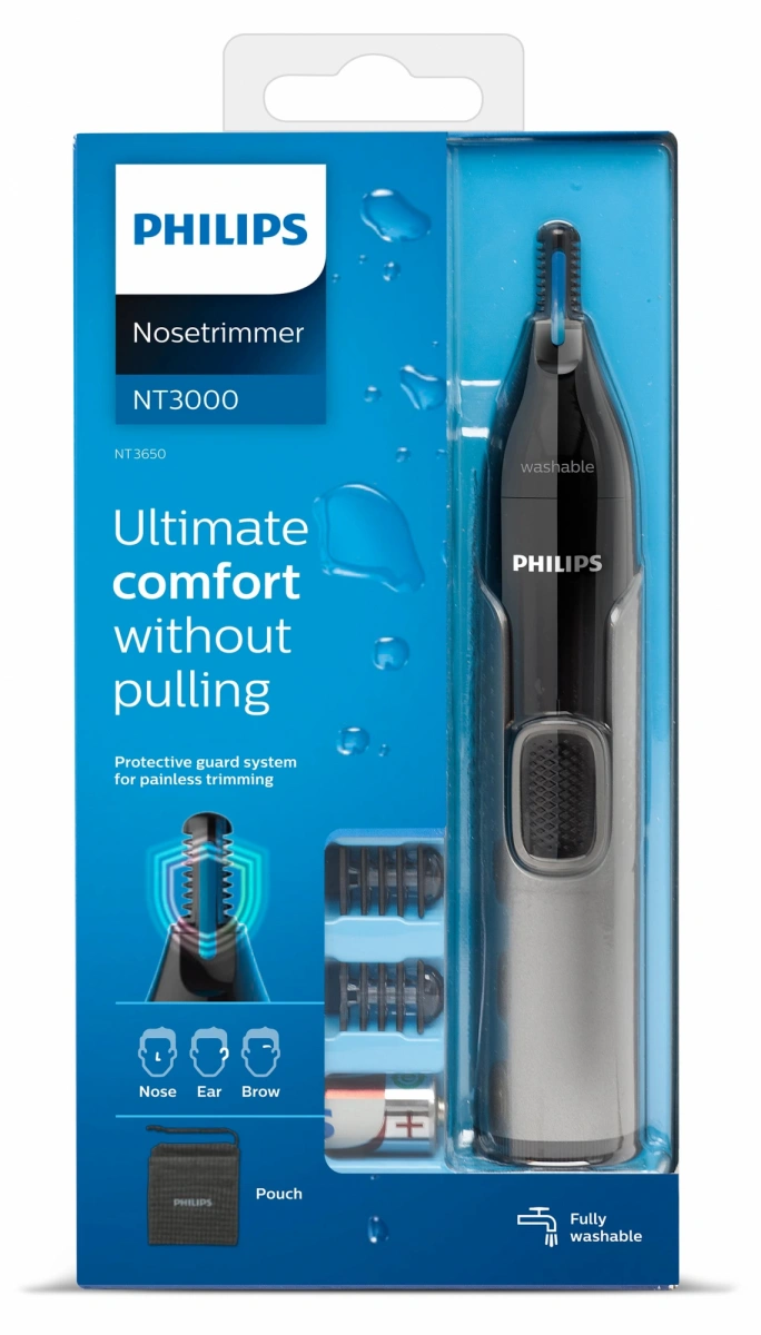 Триммер Philips Nose trimmer series 3000, NT3650/16. Фото 4