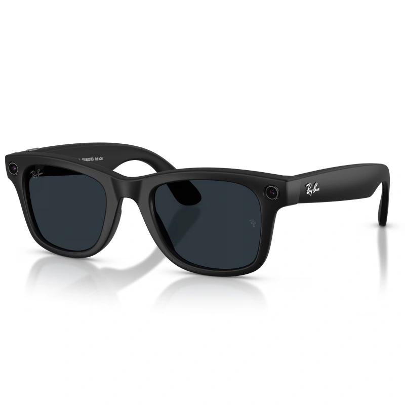 Умные очки Ray Ban Wayfarer (Gen 2) RW4012 Матовый черный/Серый фотохром M 150-50mm (601S1Z). Фото 2